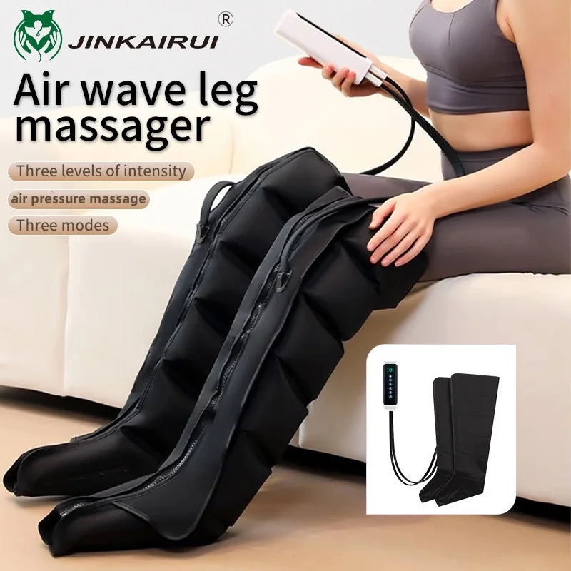 Masseur Électrique Pneumatique JinKairui – Cuisses, Mollets & Pieds, Relaxation Profonde, Télécommande