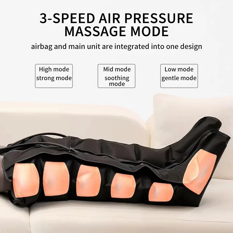Masseur Électrique Pneumatique JinKairui – Cuisses, Mollets & Pieds, Relaxation Profonde, Télécommande