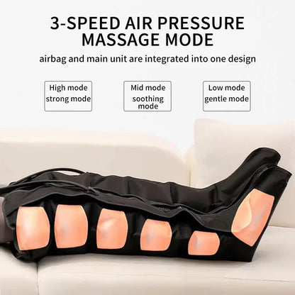 Masseur Électrique Pneumatique JinKairui – Cuisses, Mollets & Pieds, Relaxation Profonde, Télécommande