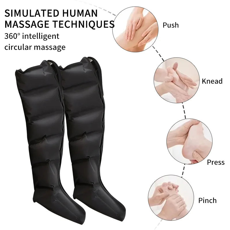 Masseur Électrique Pneumatique JinKairui – Cuisses, Mollets & Pieds, Relaxation Profonde, Télécommande