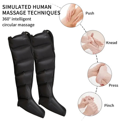 Masseur Électrique Pneumatique JinKairui – Cuisses, Mollets & Pieds, Relaxation Profonde, Télécommande