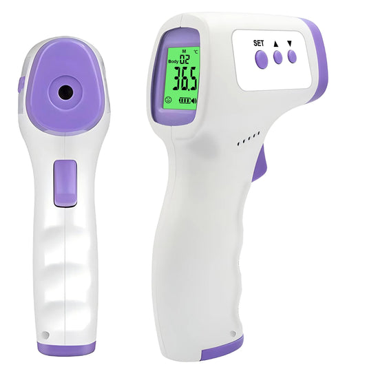 Thermomètre infrarouge sans contact + Oxymètre de pouls portable