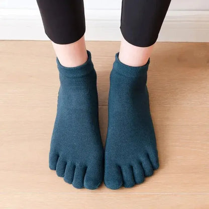 Chaussettes Pilates femmes – Cinq orteils antidérapantes