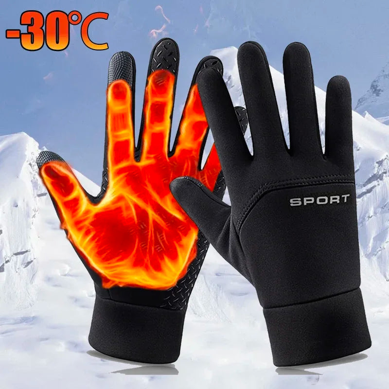 Gants d’hiver tactiles – Résistants au vent et au froid