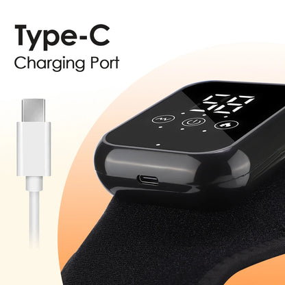 Masseur Électrique Pied & Cheville – Vibration & Chauffant, Soulagement Fasciite Plantaire