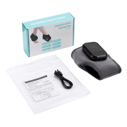 Masseur Électrique Pied & Cheville – Vibration & Chauffant, Soulagement Fasciite Plantaire
