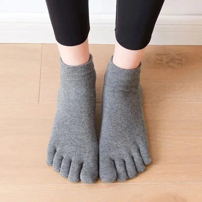 Chaussettes Pilates femmes – Cinq orteils antidérapantes