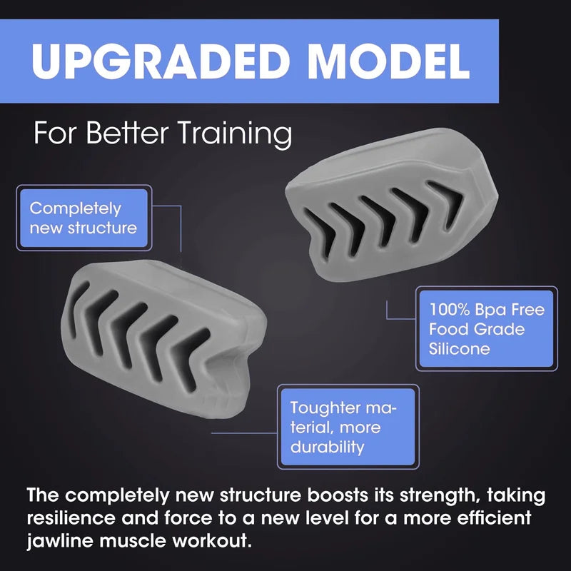 Balle Exercice Mâchoire Silicone 40/50/60 LBS – Entraîneur Facial & Mâchoire