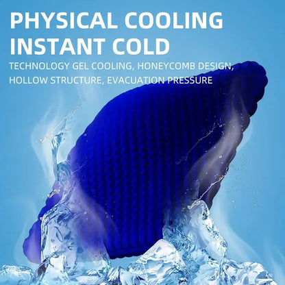 Coussin de Siège en Gel Alvéolé – Soulage Dos & Coccyx, Maison, Bureau, Voiture